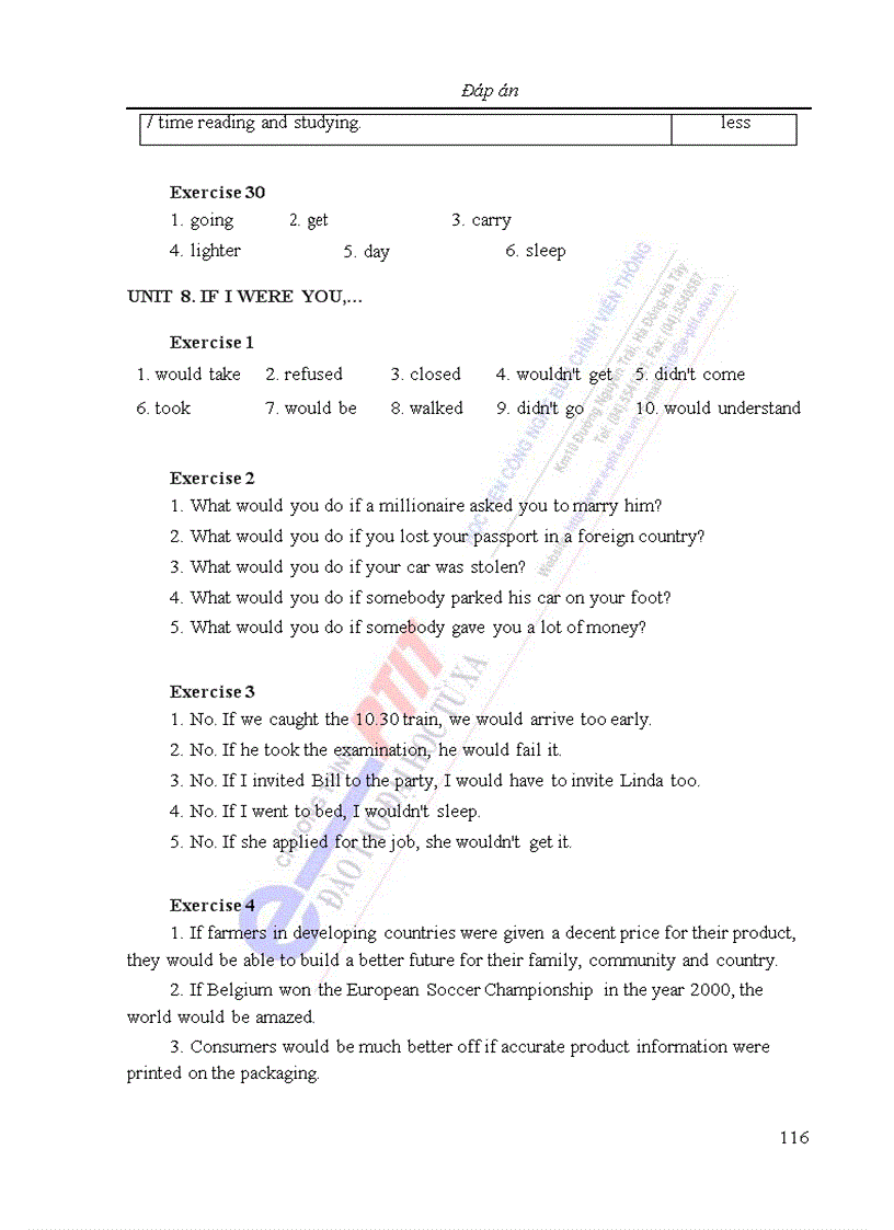 image for page Giáo trình Tiếng Anh Bài tập Quyển 2 dành cho SV năm I