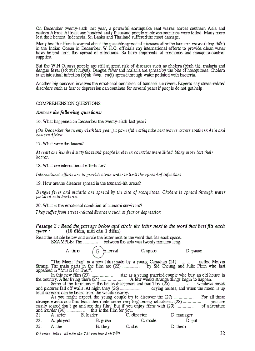 image for page Hướng dẫn ôn thi cao học môn anh văn