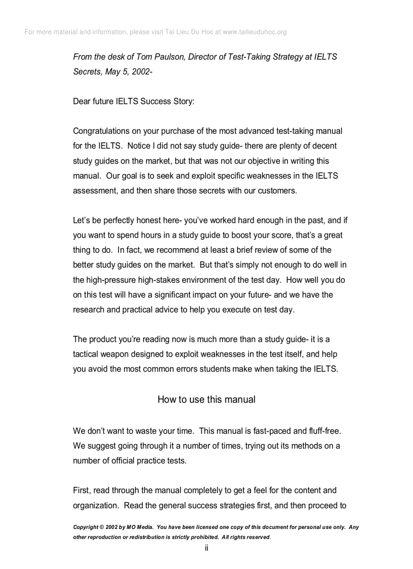 image for page Ielts secrets