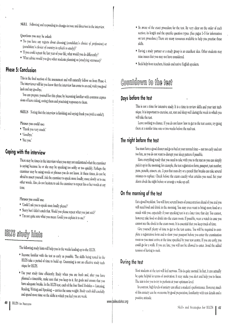 image for page IELTS to Success