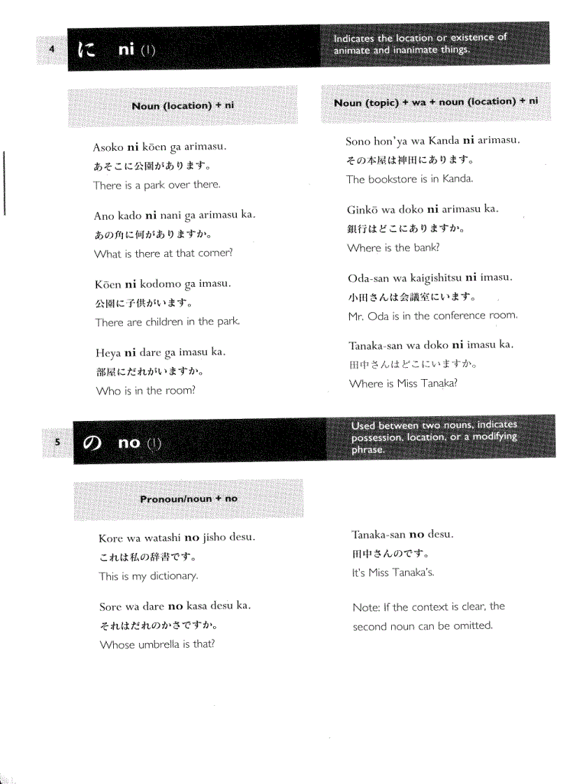 image for page Japanese Particle Workbook