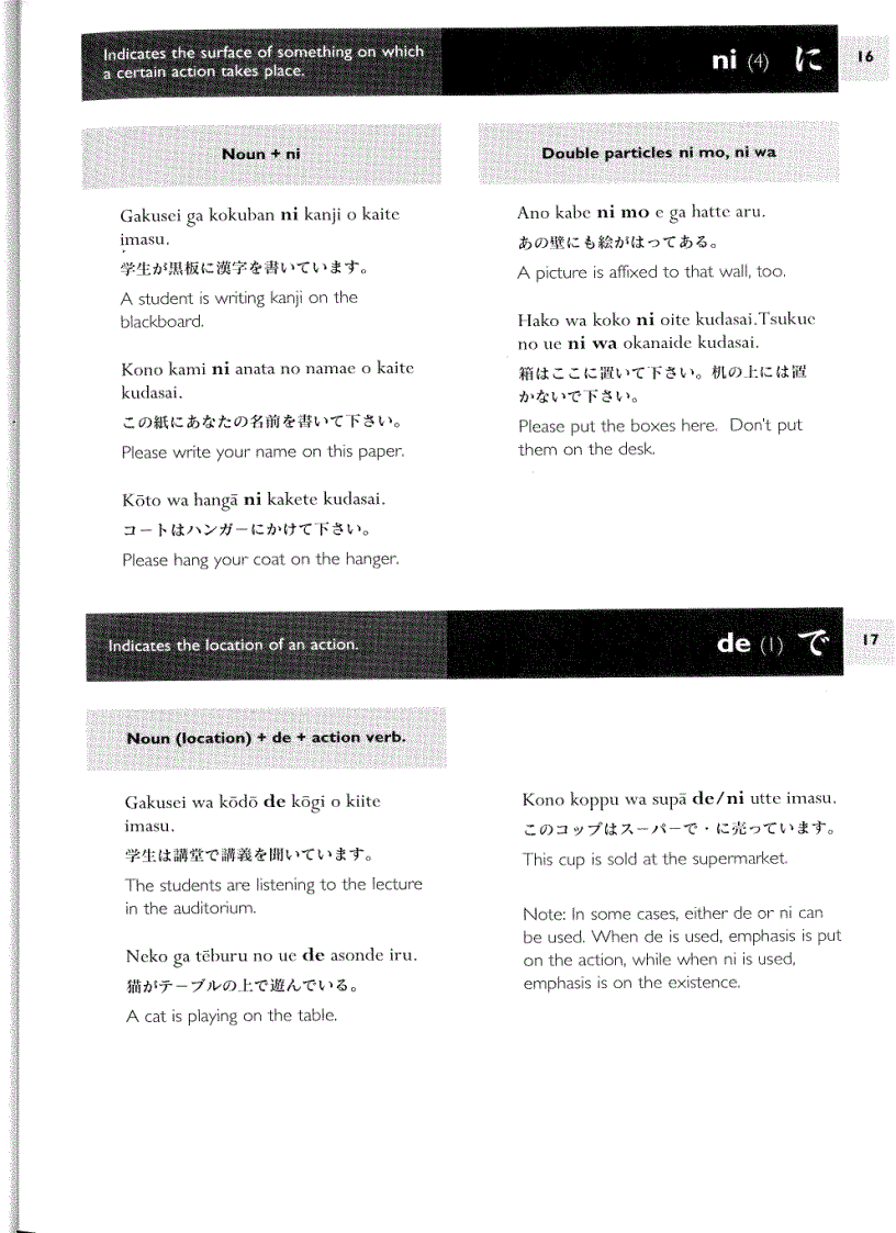 image for page Japanese Particle Workbook