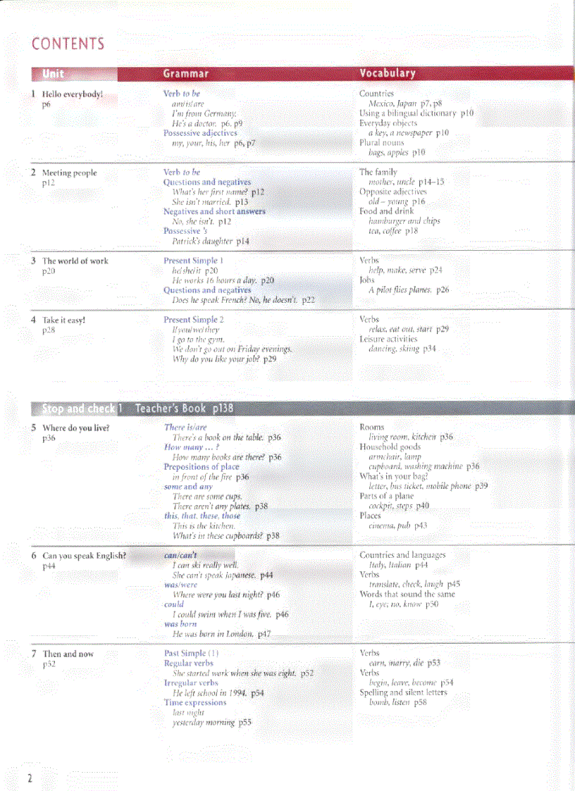 image for page New Headway Elementary Student book