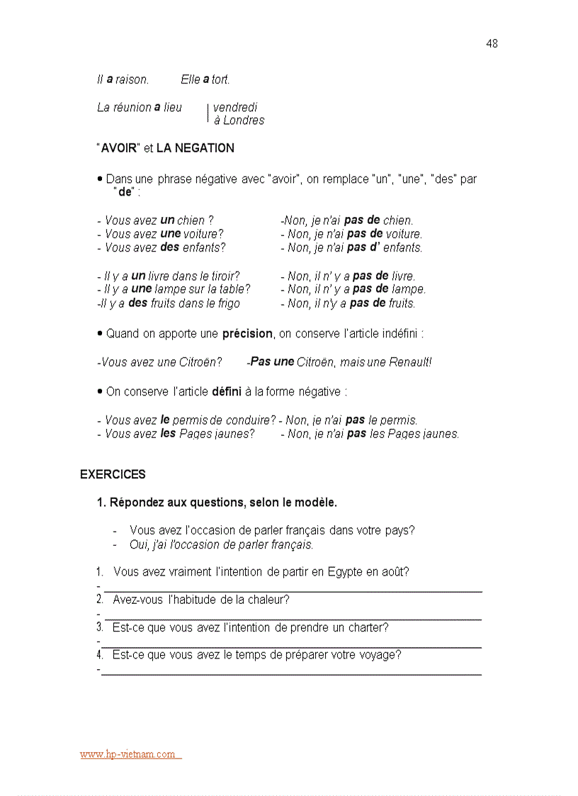 image for page Ngữ pháp Tiếng Pháp tổng hợp