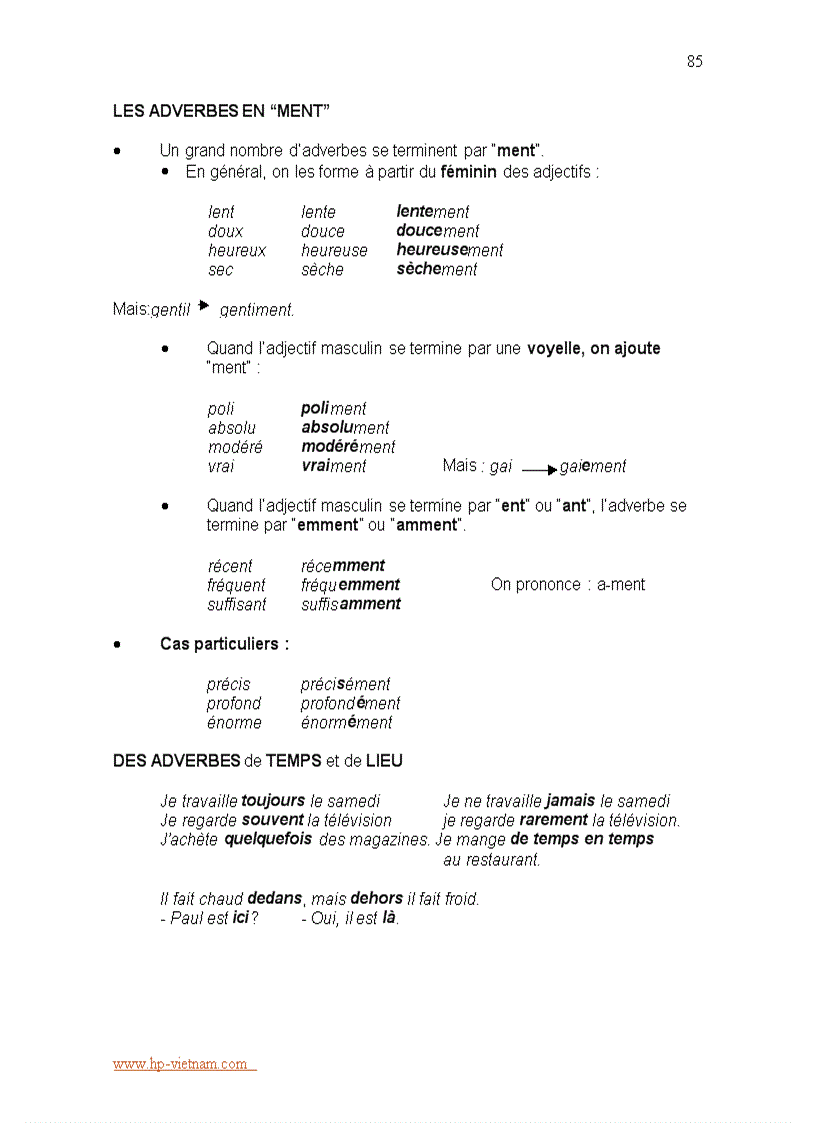 image for page Ngữ pháp Tiếng Pháp tổng hợp