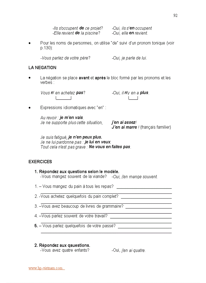 image for page Ngữ pháp Tiếng Pháp tổng hợp