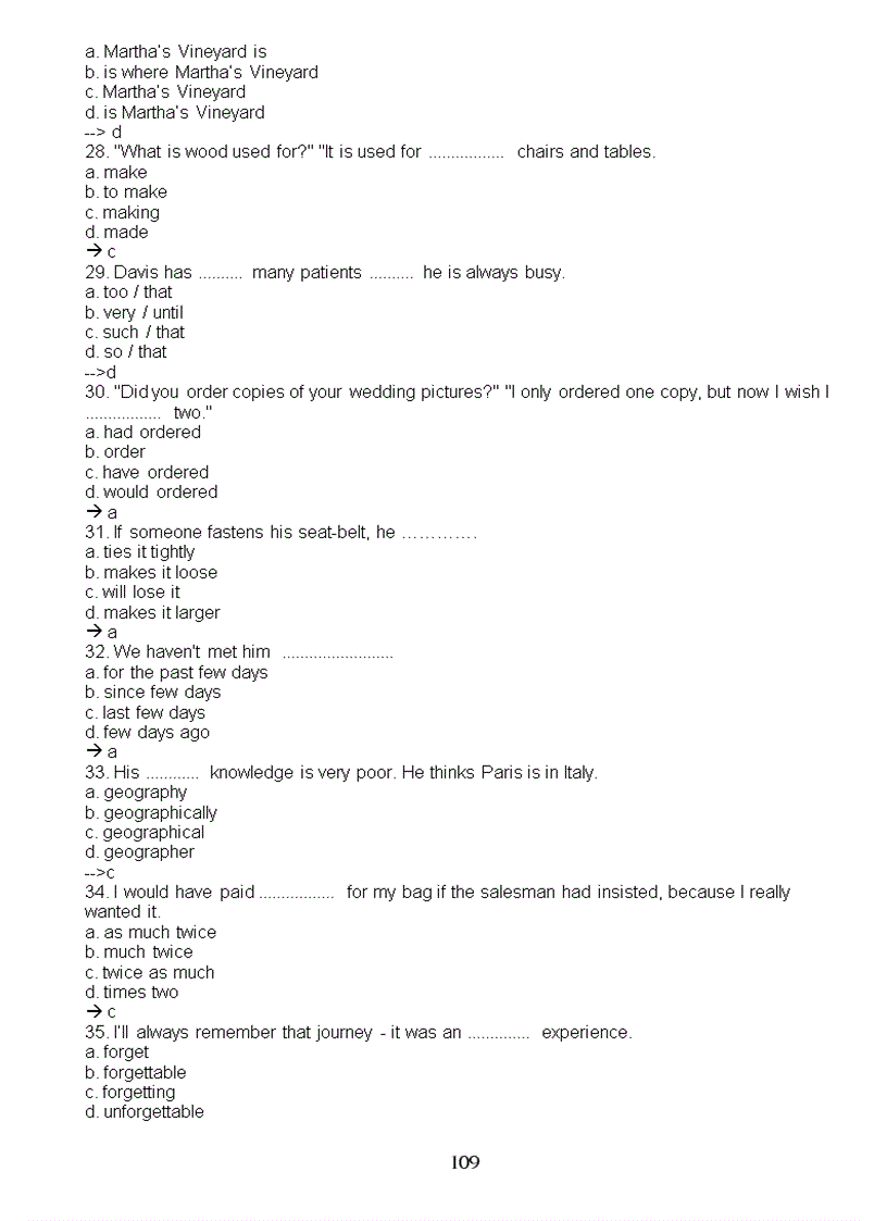 image for page Những bài tập trắc nghiệm cơ bản