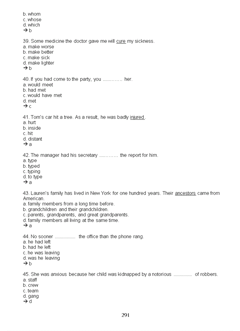 image for page Những bài tập trắc nghiệm cơ bản