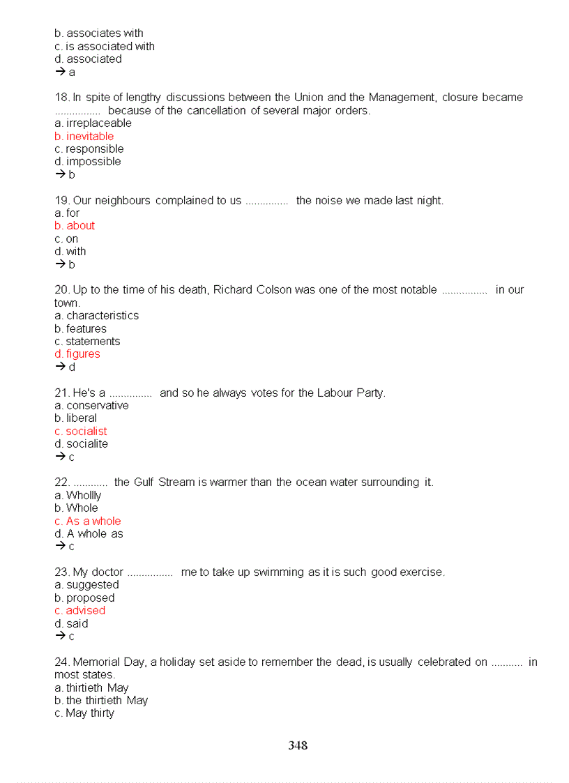 image for page Những bài tập trắc nghiệm cơ bản