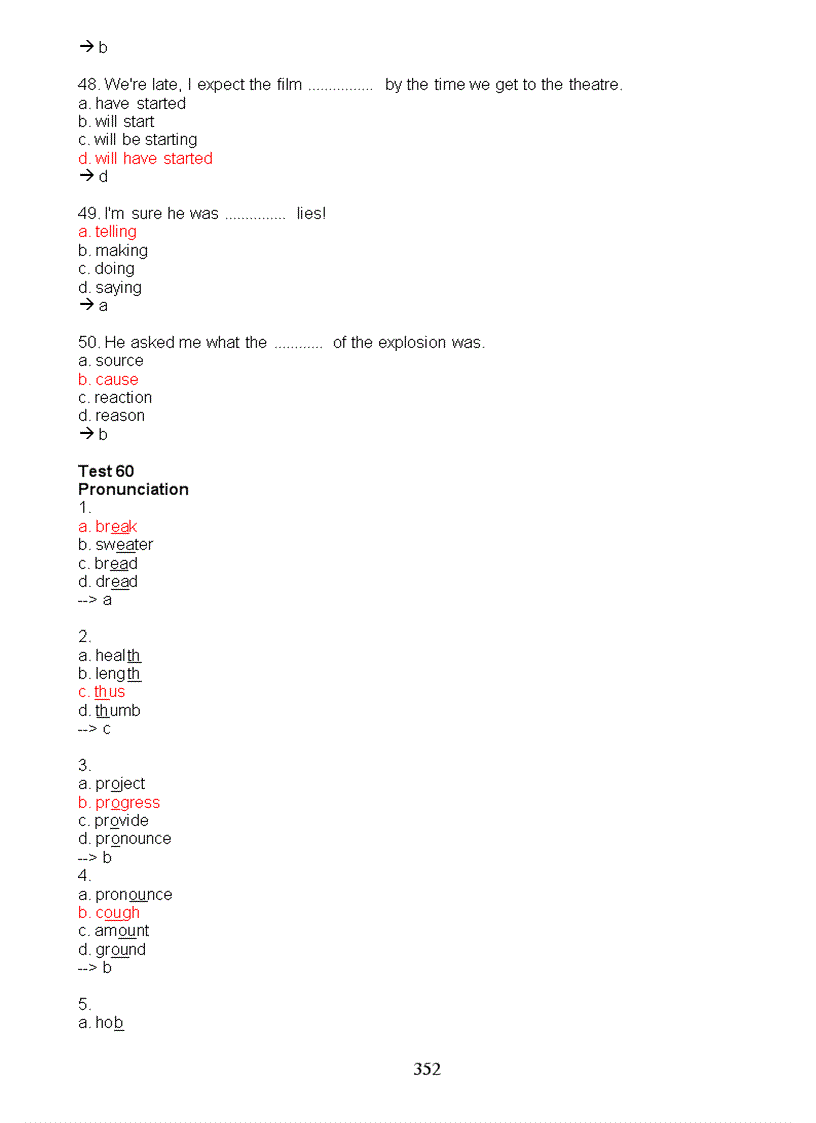 image for page Những bài tập trắc nghiệm cơ bản