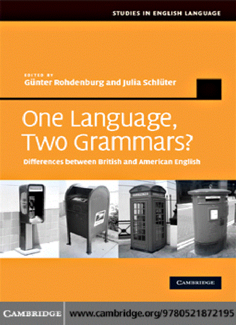 One Language Two Grammars