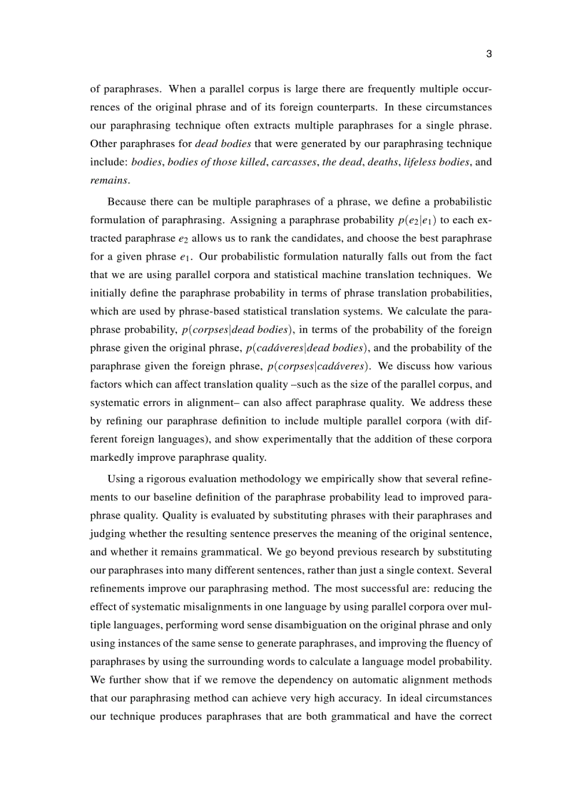 image for page Paraphrasing and translation