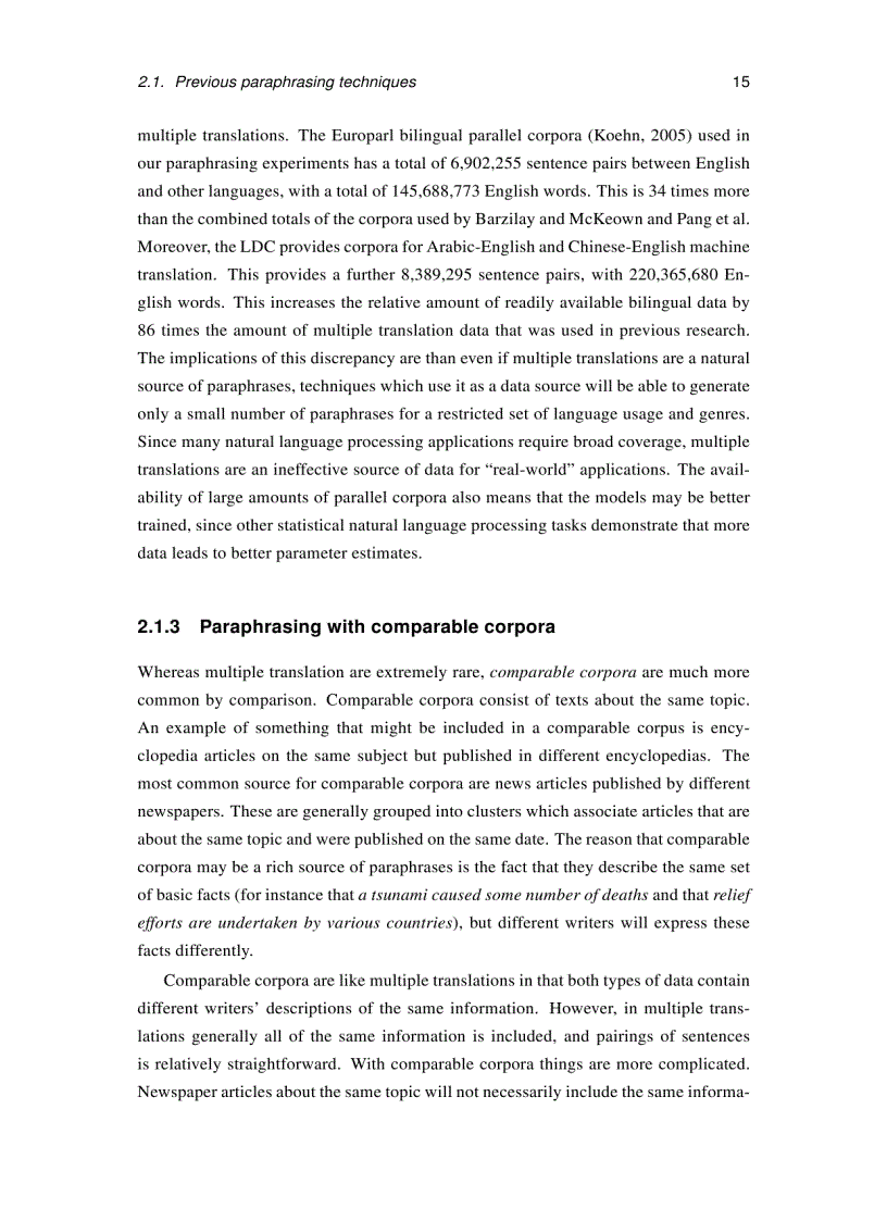 image for page Paraphrasing and translation