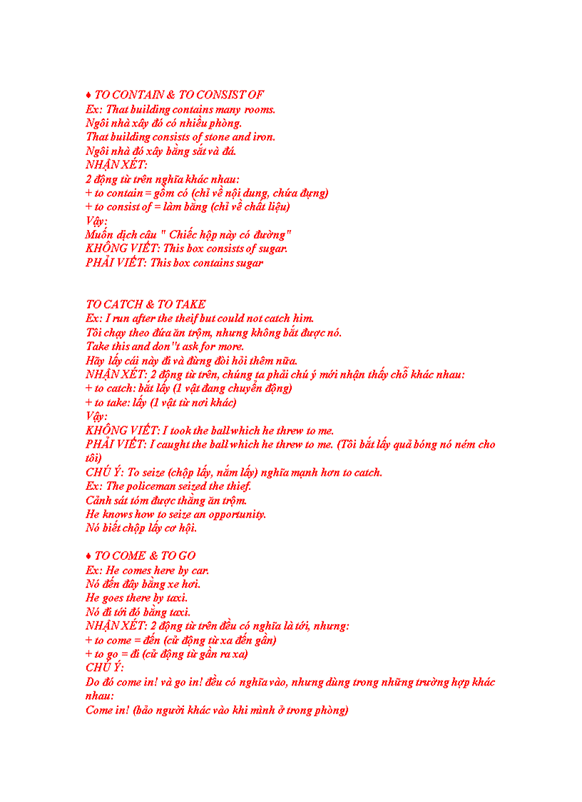 image for page Phân biệt các từ hay nhầm lẫn trong Tiếng Anh