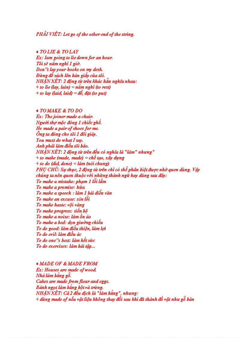 image for page Phân biệt các từ hay nhầm lẫn trong Tiếng Anh