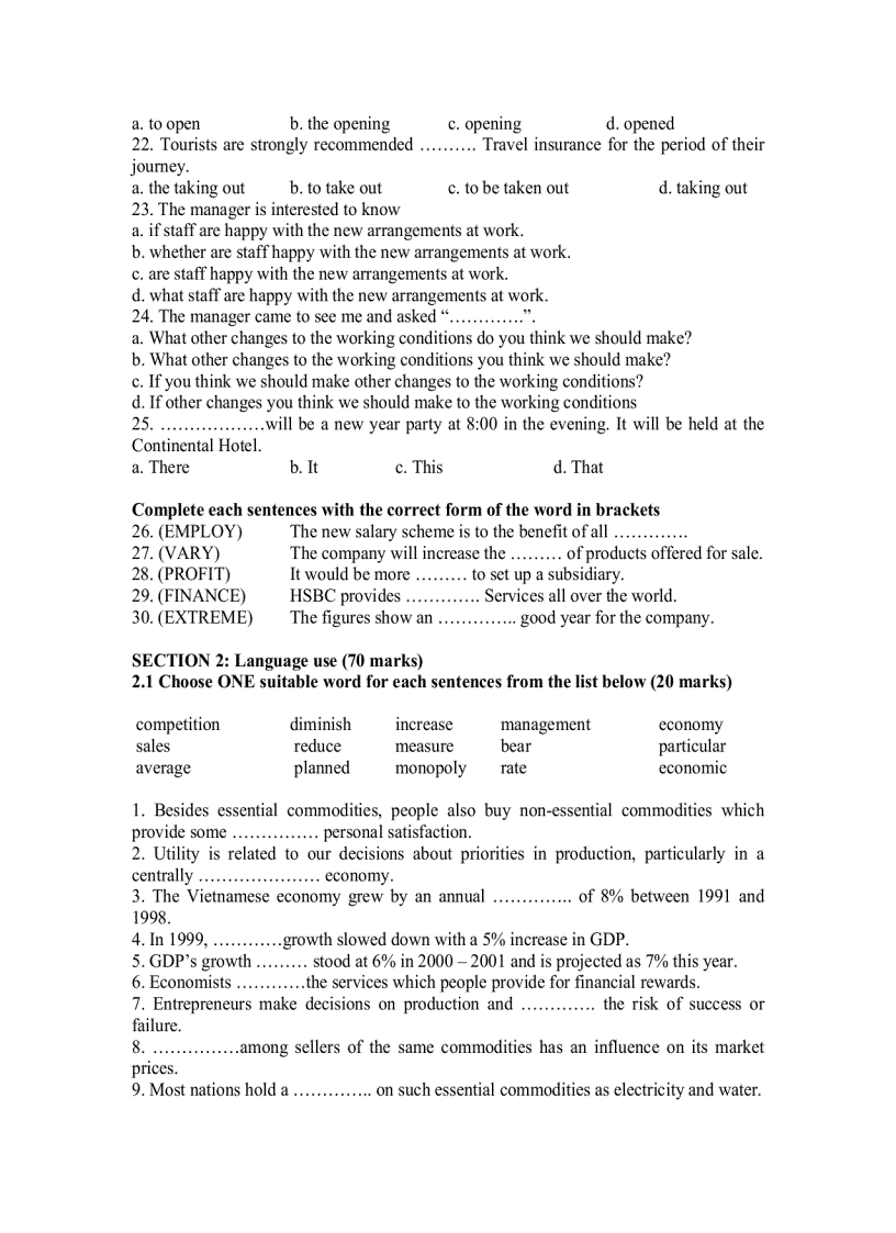 image for page Tài liệu ôn thi môn Anh văn