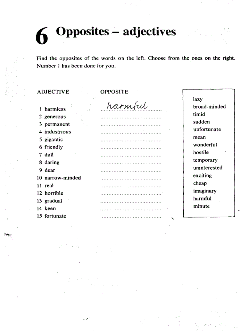 image for page Test your English vocabulary 2