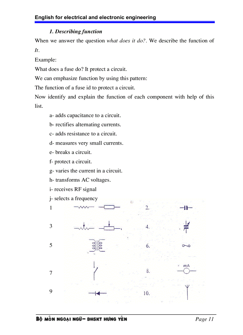 image for page Tiếng Anh chuyên ngành điện điện tử