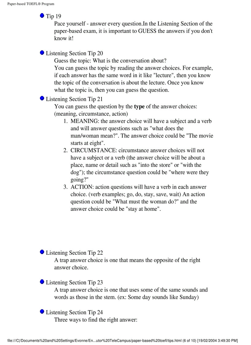 image for page Toefl paper based toefl pdf