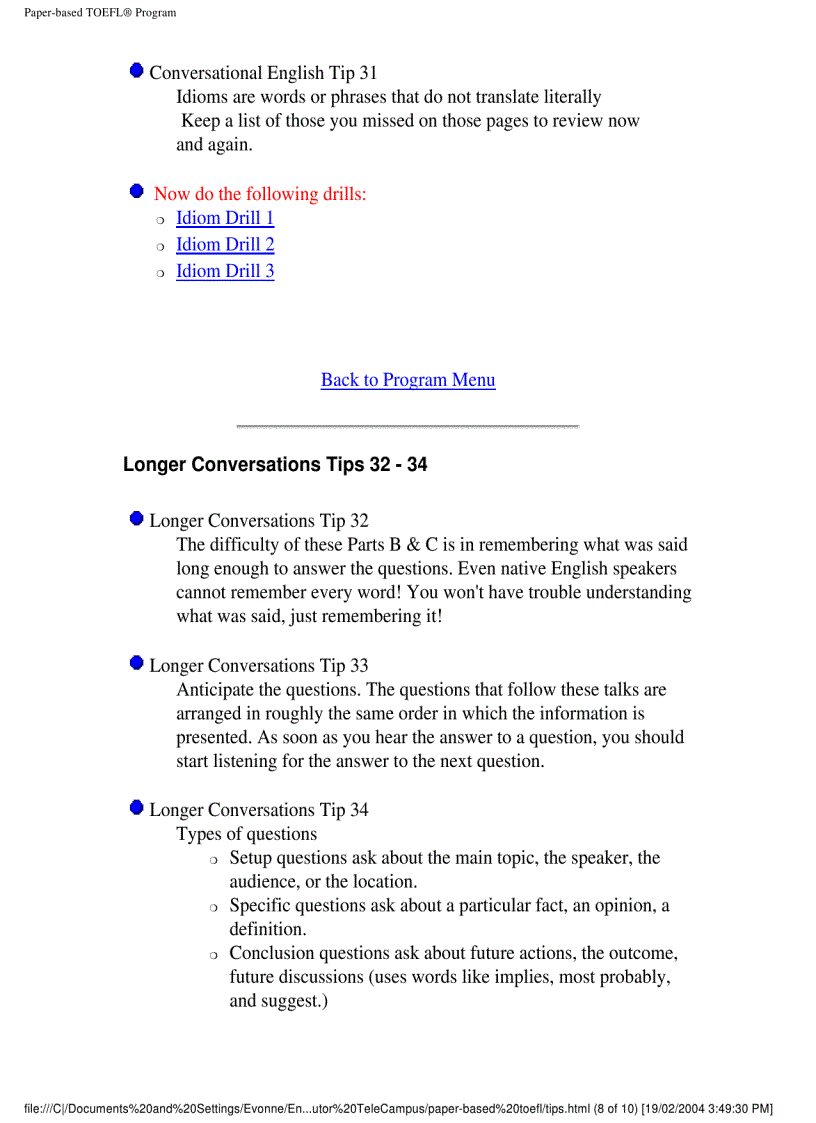 image for page Toefl paper based toefl pdf