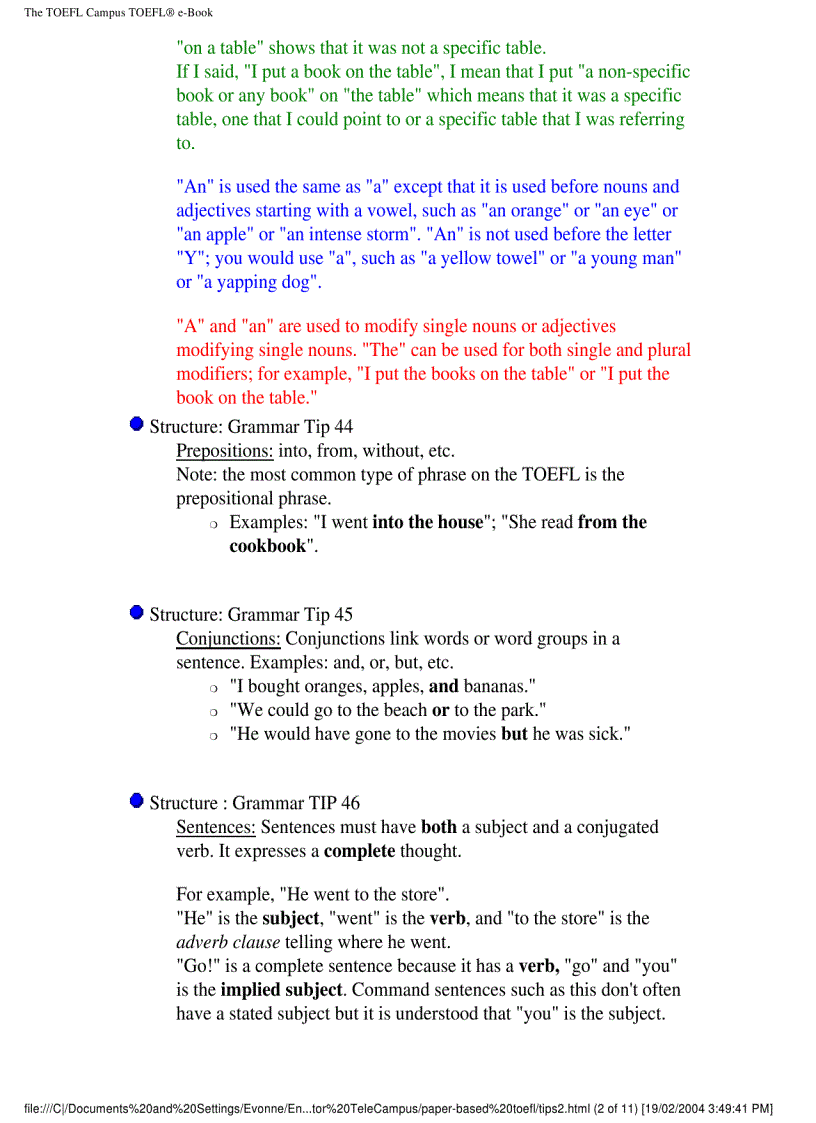 image for page Toefl paper based toefl pdf