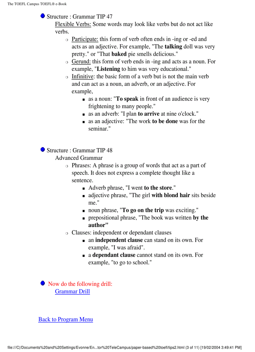 image for page Toefl paper based toefl pdf