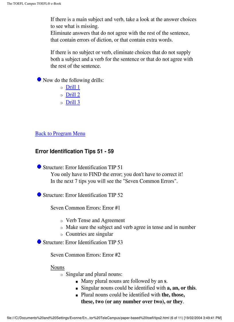 image for page Toefl paper based toefl pdf