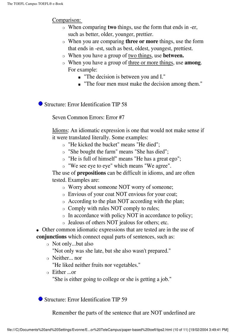 image for page Toefl paper based toefl pdf