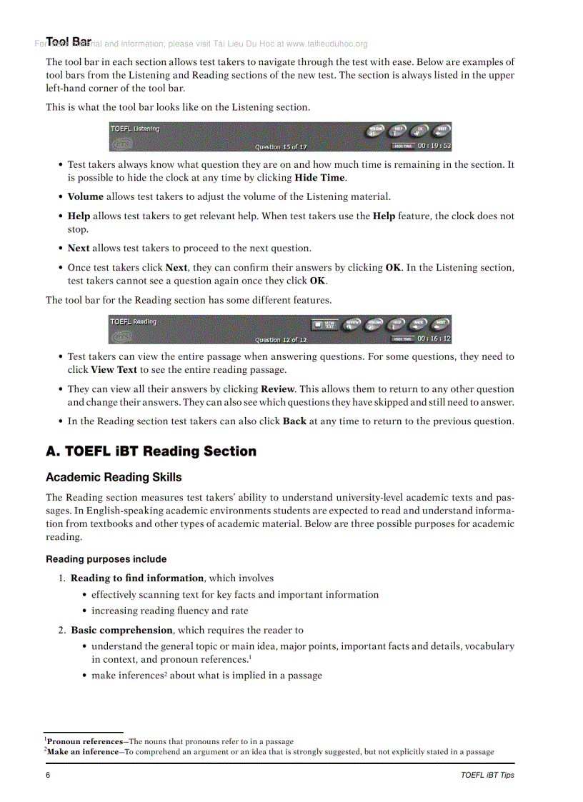 image for page TOEFL IBT Tips official from ETS