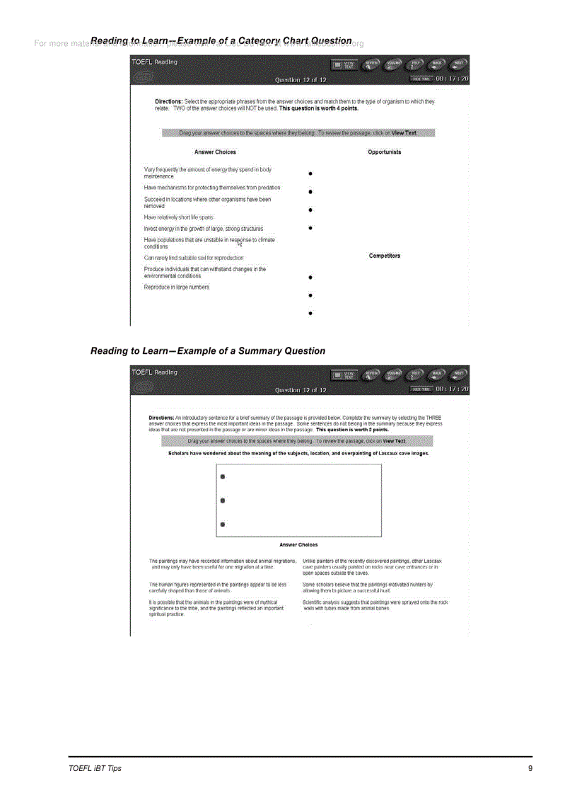 image for page TOEFL IBT Tips official from ETS