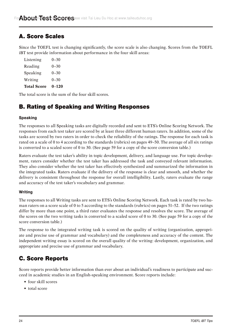 image for page TOEFL IBT Tips official from ETS