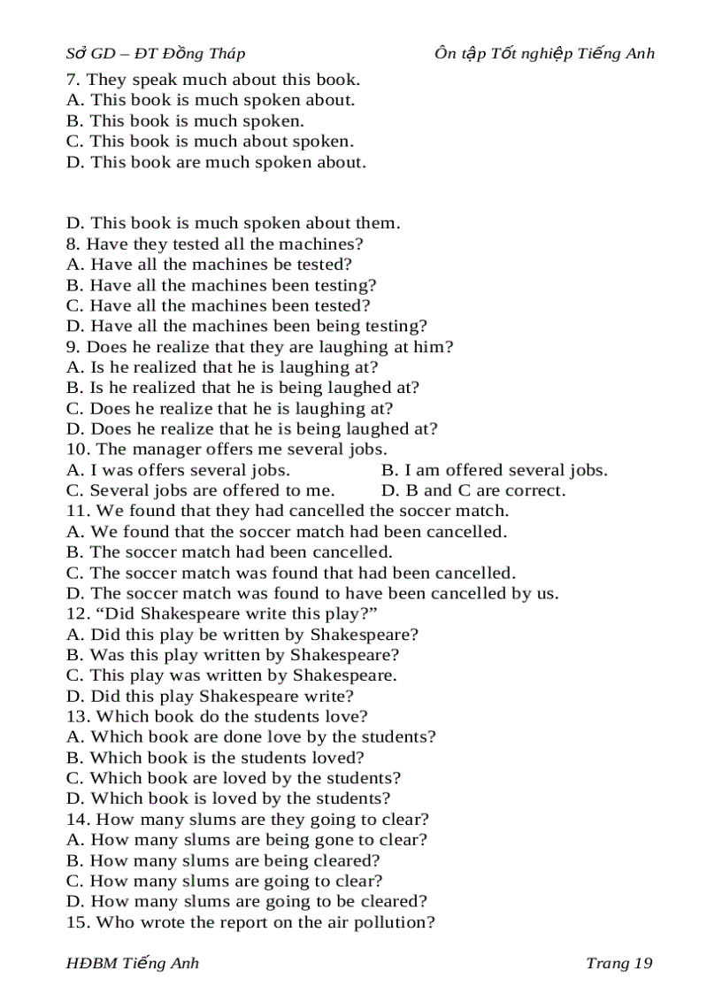 image for page Tổng hợp các chủ đề trong bài thi tiếng anh