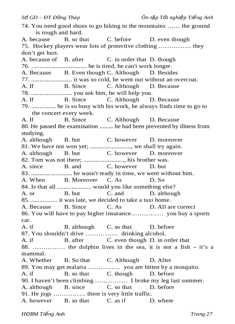 image for page Tổng hợp các chủ đề trong bài thi tiếng anh