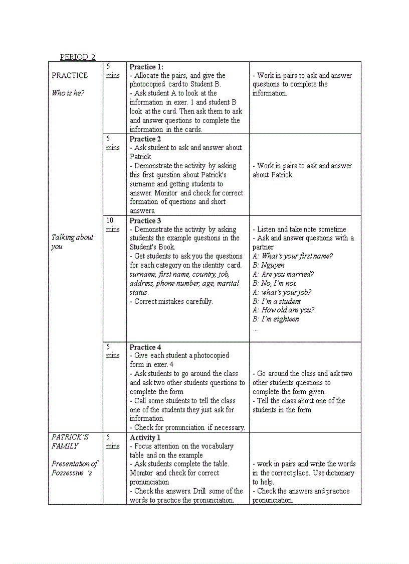 image for page Unit 2 new headway elementary