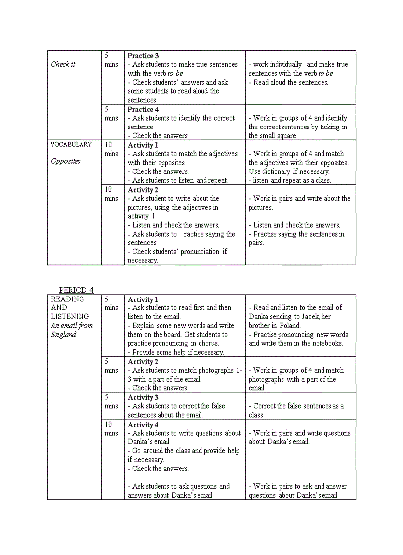 image for page Unit 2 new headway elementary