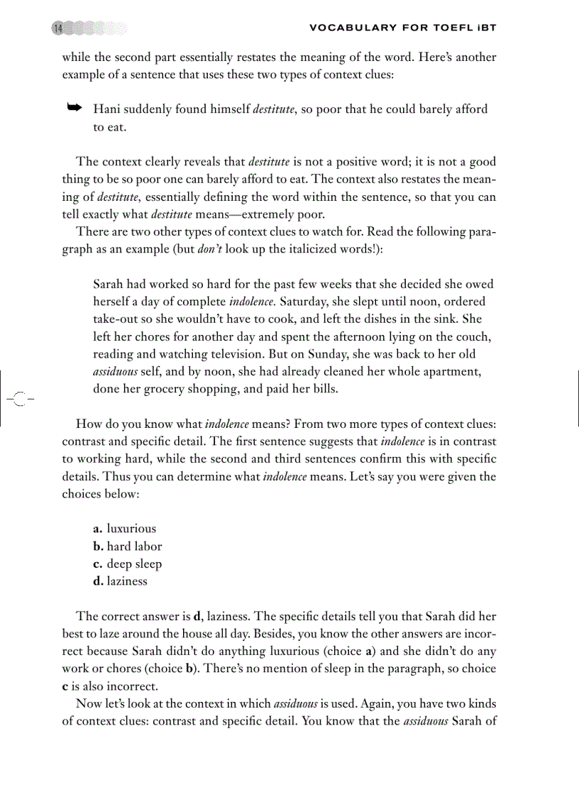 image for page Vocabulary for Toefl IBT