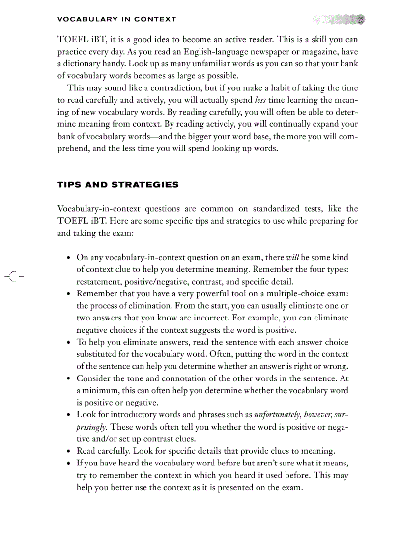 image for page Vocabulary for Toefl IBT