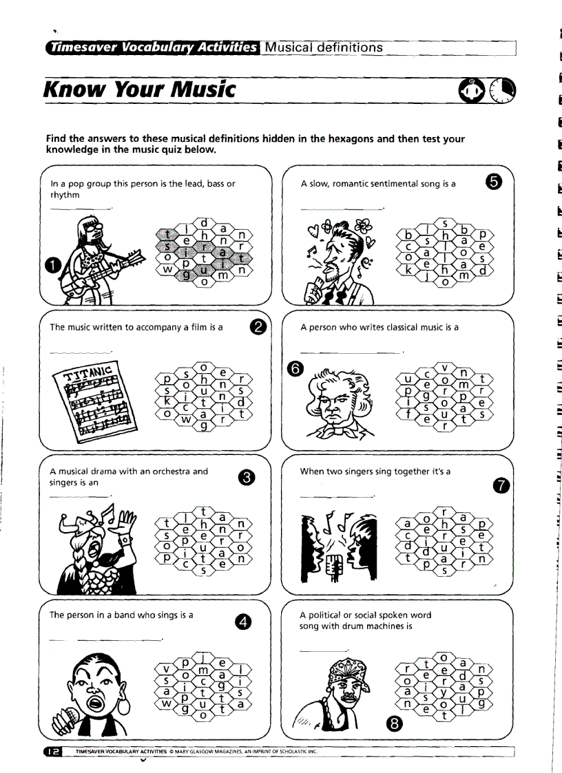 image for page Vocabulary testbook good