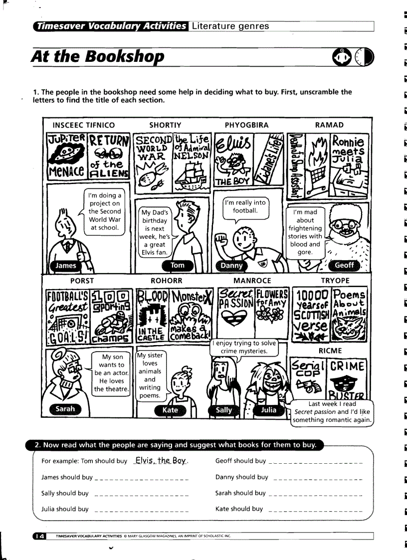 image for page Vocabulary testbook good