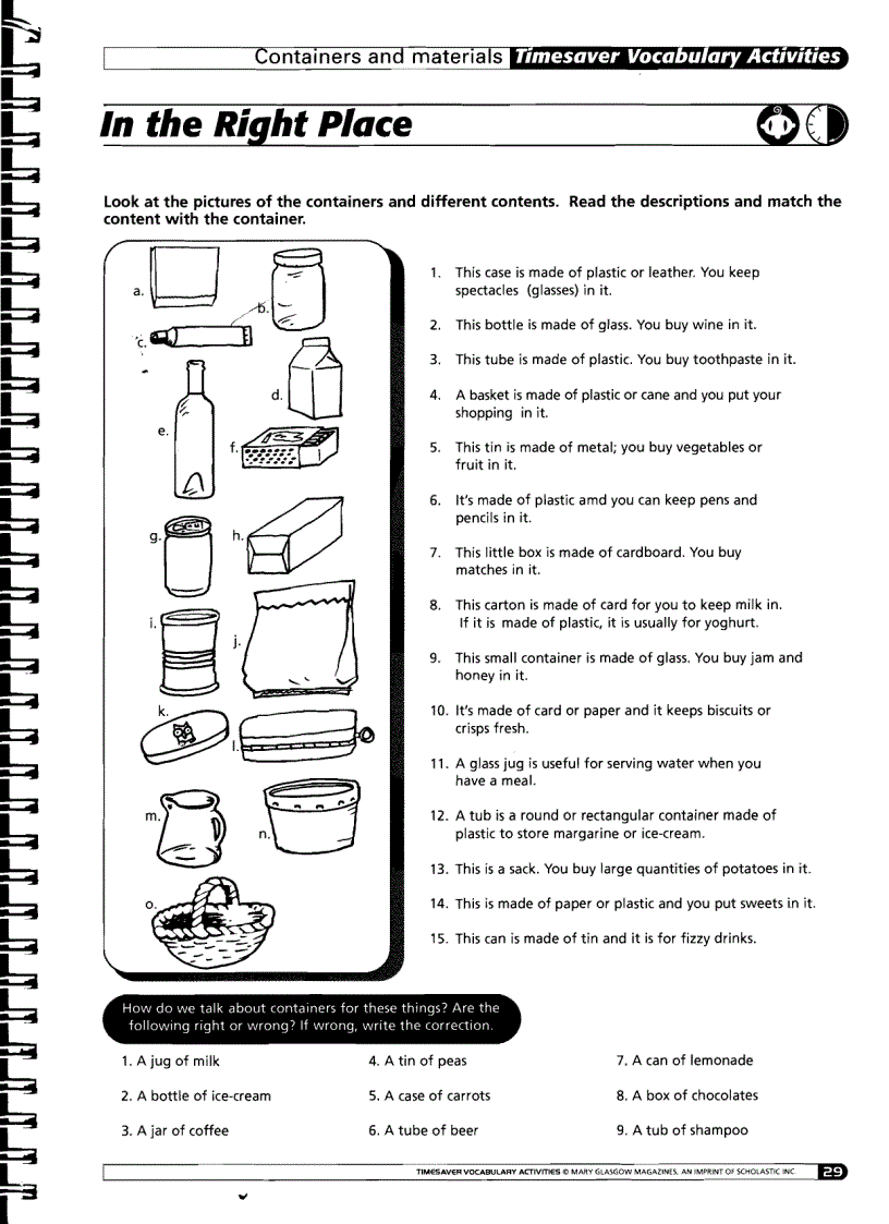 image for page Vocabulary testbook good