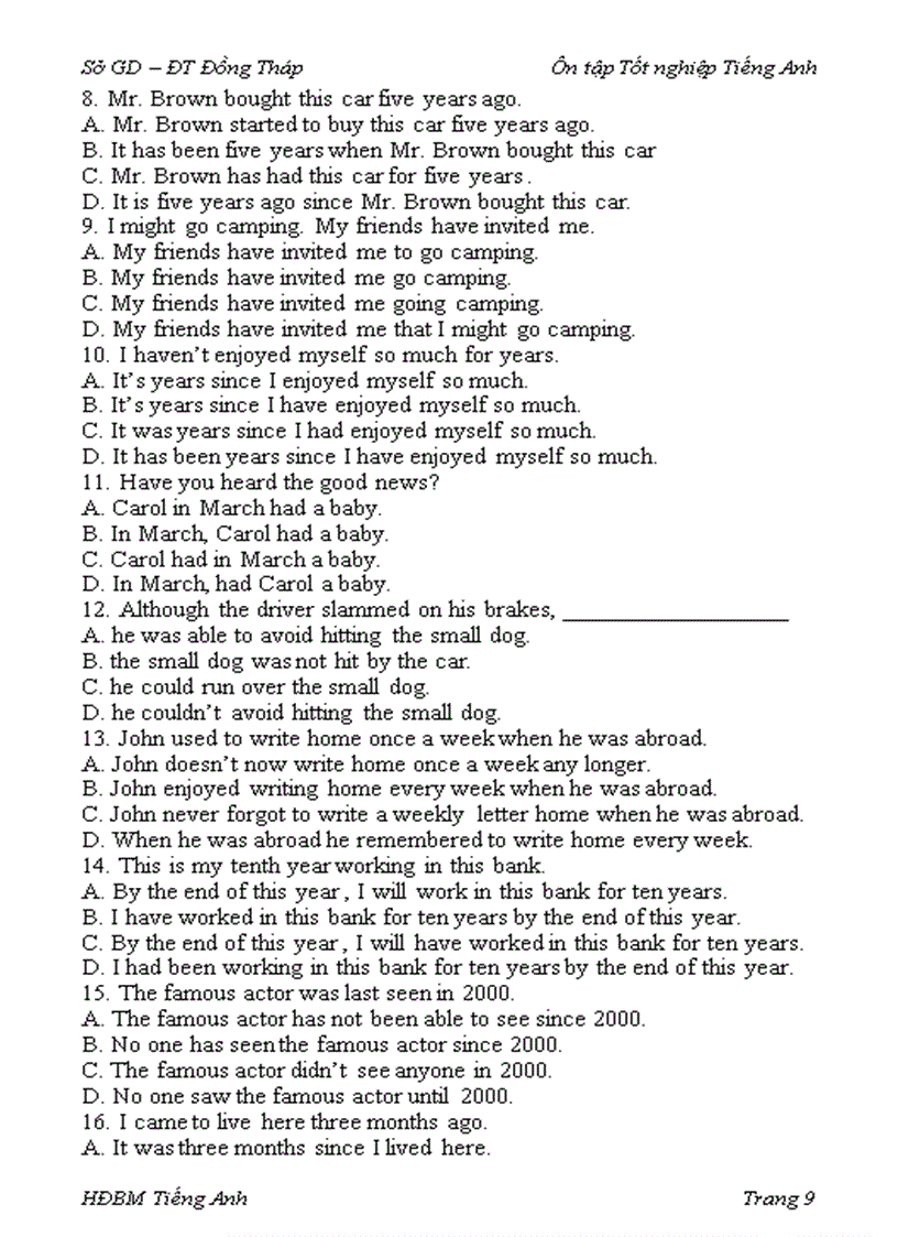 image for page Word TỔNG HỢP CÁC CHỦ ĐỀ TRONG BÀI THI TIẾNG ANH