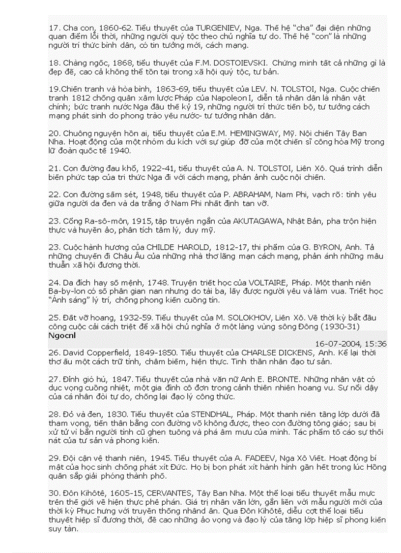 image for page 116 tác phẩm nổi tiếng thế giới