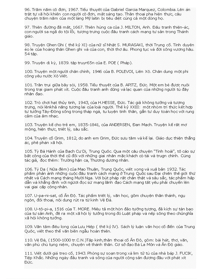 image for page 116 tác phẩm nổi tiếng thế giới