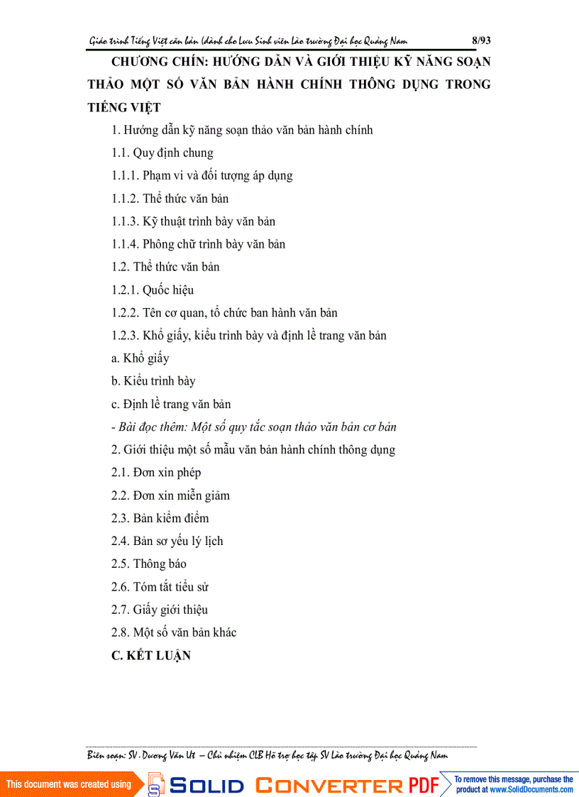 image for page Bài giảng Tiếng Việt dành cho sinh viên Lào