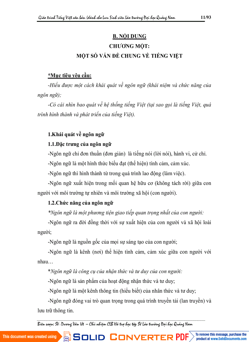 image for page Bài giảng Tiếng Việt dành cho sinh viên Lào