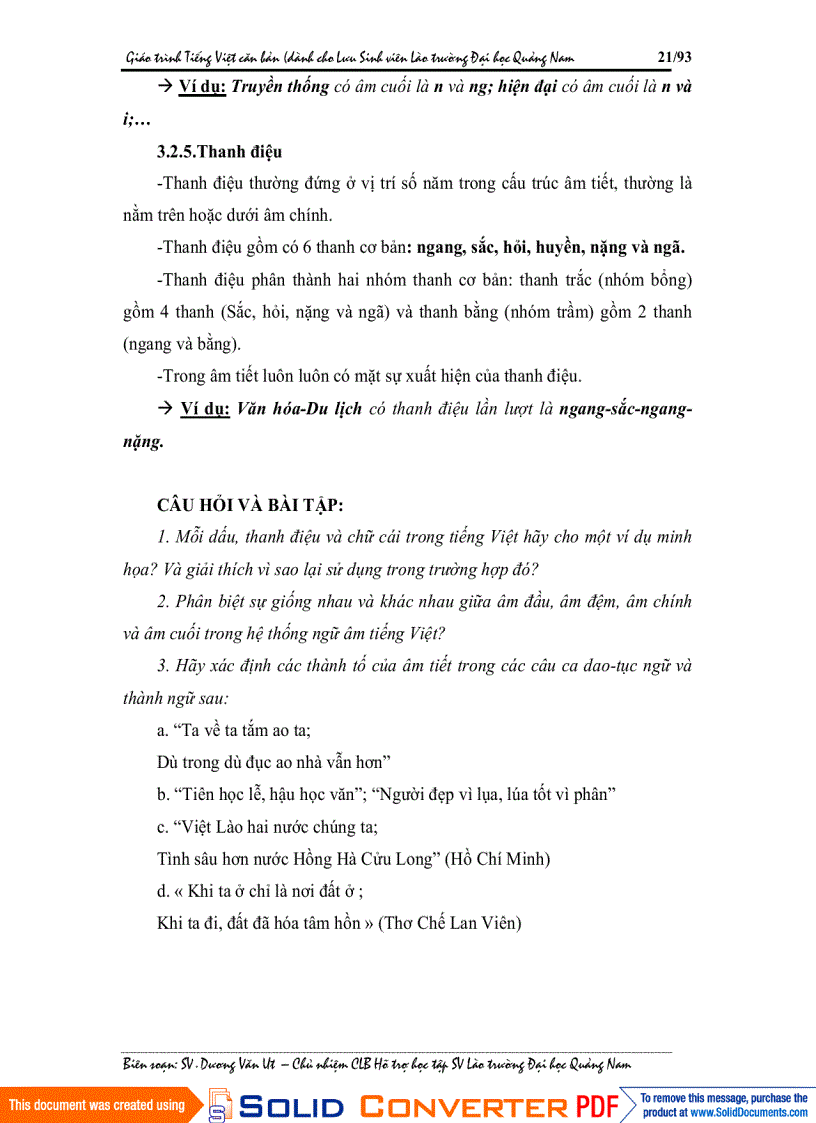 image for page Bài giảng Tiếng Việt dành cho sinh viên Lào