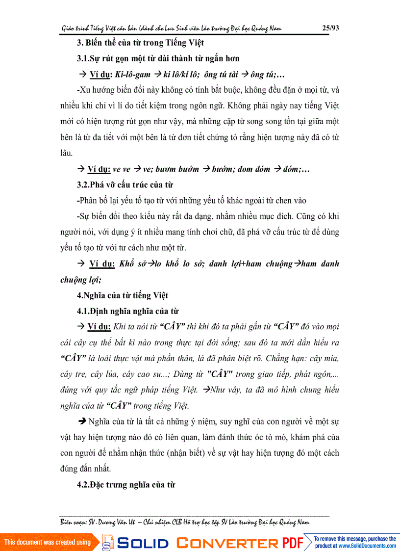 image for page Bài giảng Tiếng Việt dành cho sinh viên Lào