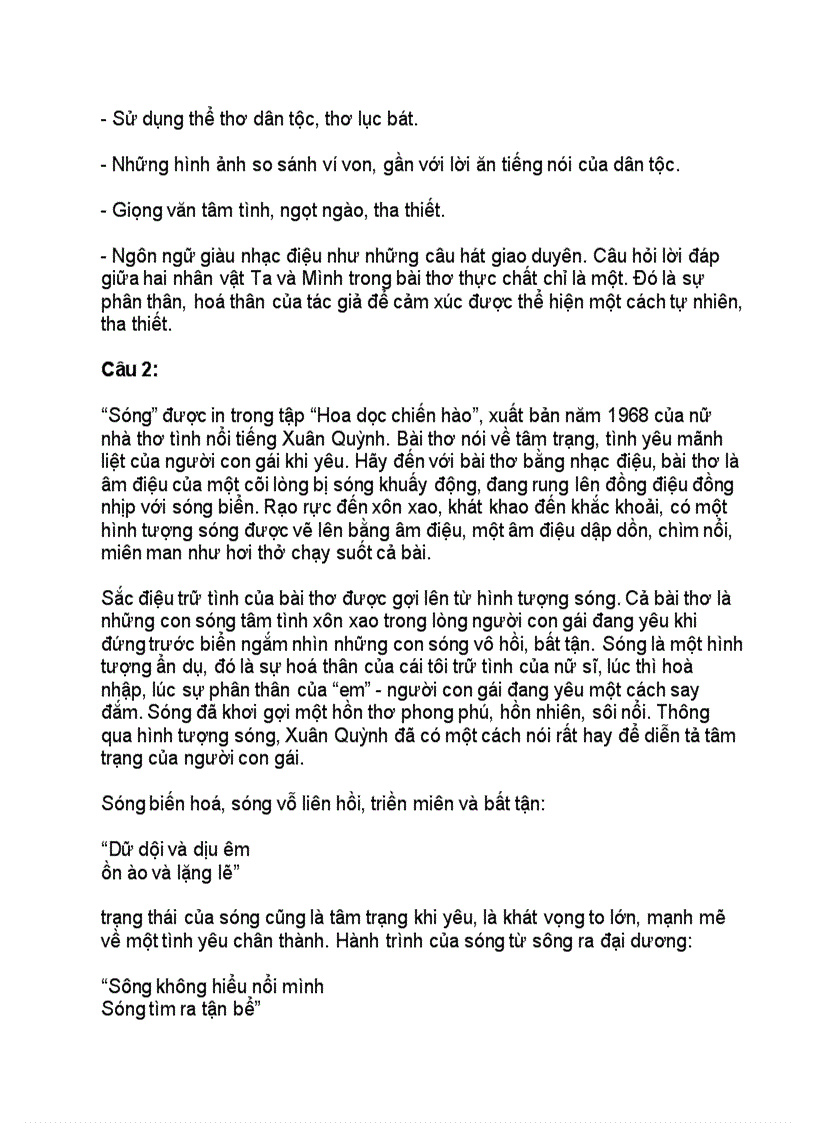 image for page Bài văn thi ĐH CĐ đạt Điểm 10