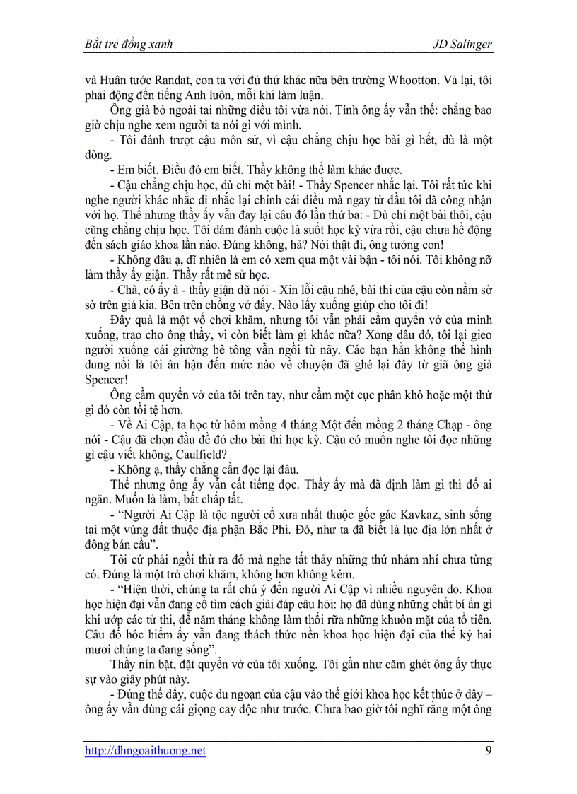 image for page Bat tre dong xanh JeromDavidSalinger pdf