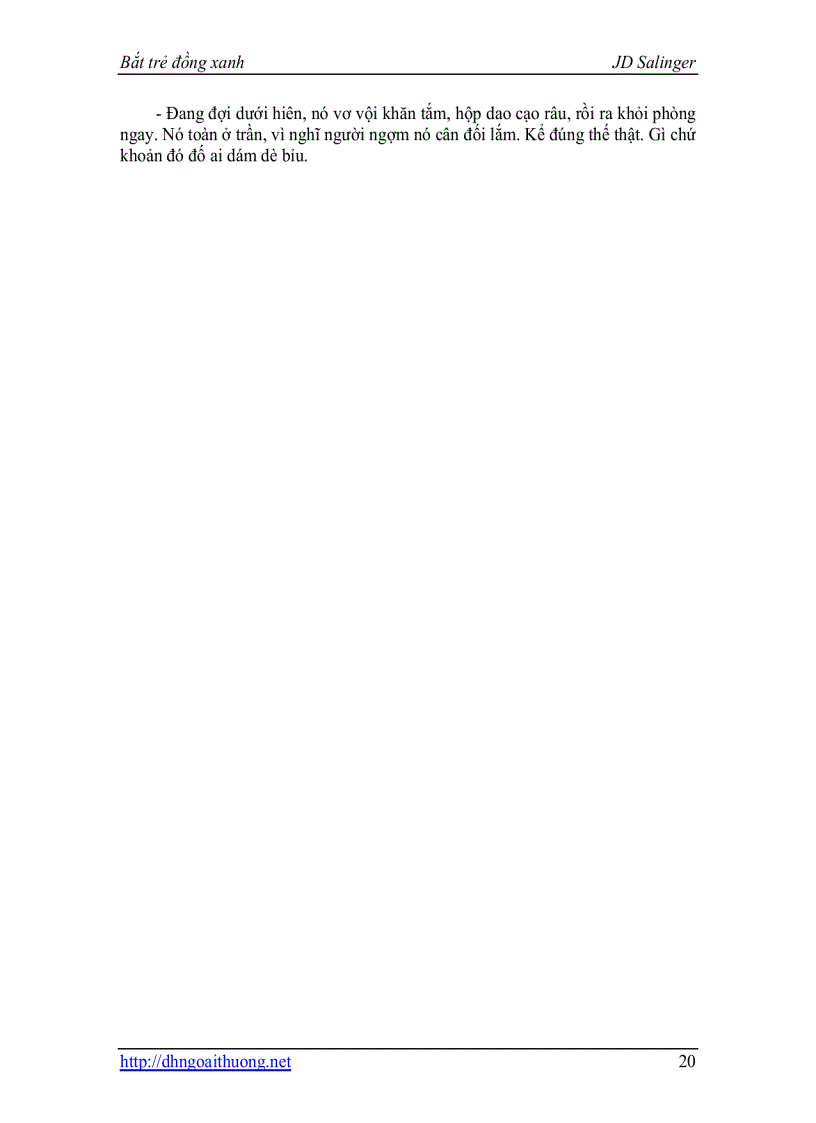 image for page Bat tre dong xanh JeromDavidSalinger pdf